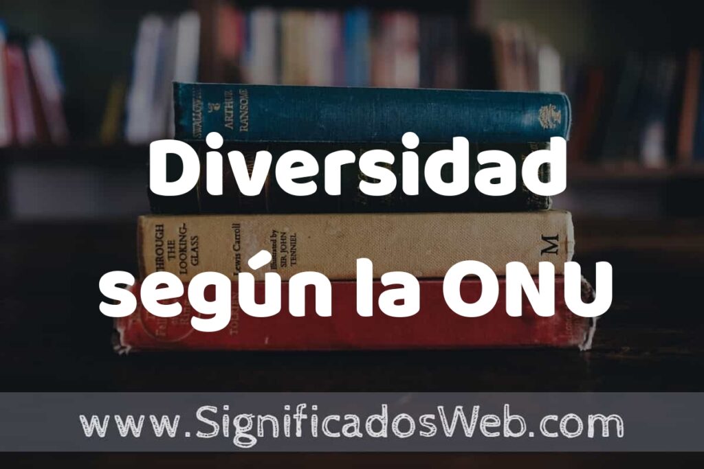 Concepto de Diversidad según la ONU ▶️¿Que es? Definición, Significado y EJEMPLOS
