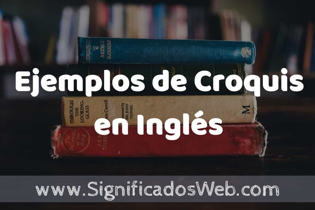 25 Ejemplos de Croquis en Inglés ▶️ ¿que es? Características y COMO USAR