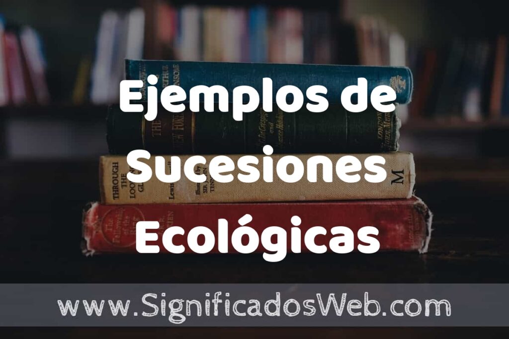 25 Ejemplos de Sucesiones Ecológicas ▶️ ¿que es? Características y COMO USAR