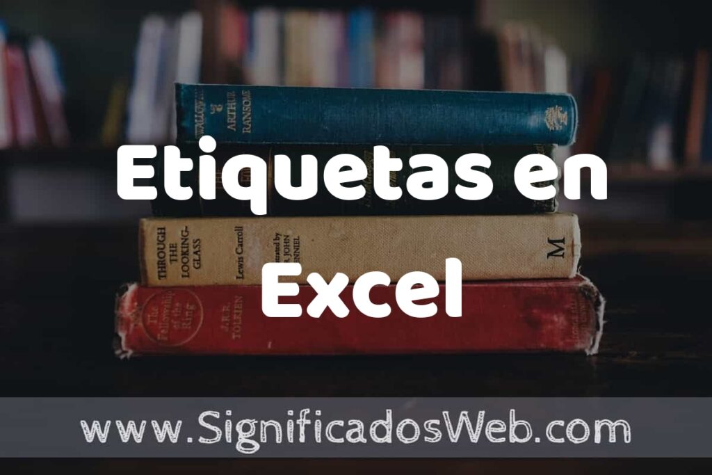 Concepto de Etiquetas en Excel ▶️¿Que es? Definición, Significado y EJEMPLOS