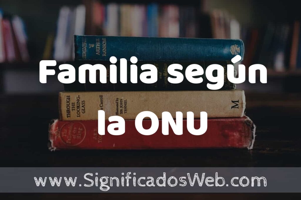 Concepto de Familia según la ONU ▶️¿Que es? Definición, Significado y EJEMPLOS