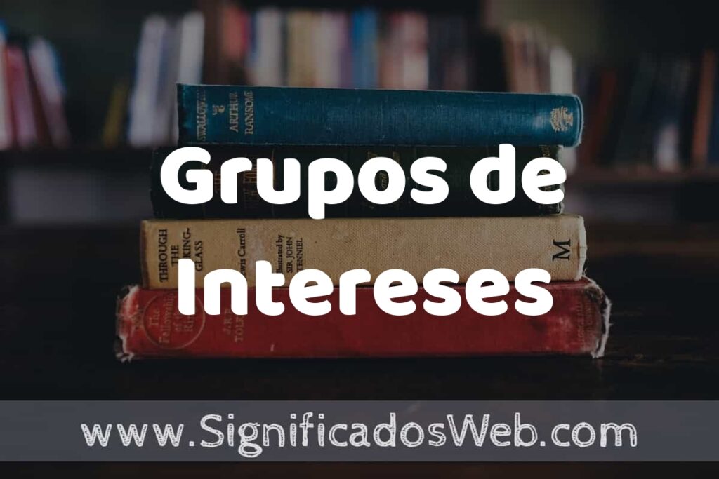 Concepto de Grupos de Intereses ▶️¿Que es? Definición, Significado y EJEMPLOS