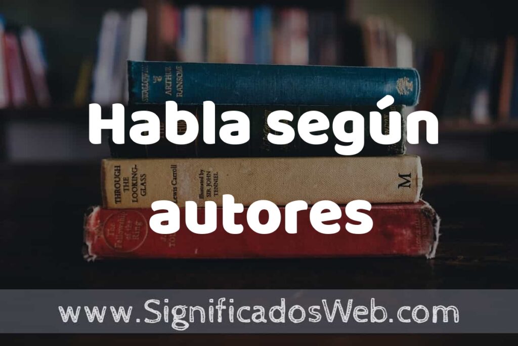 Concepto de Habla según autores ▶️¿Que es? Definición, Significado y EJEMPLOS