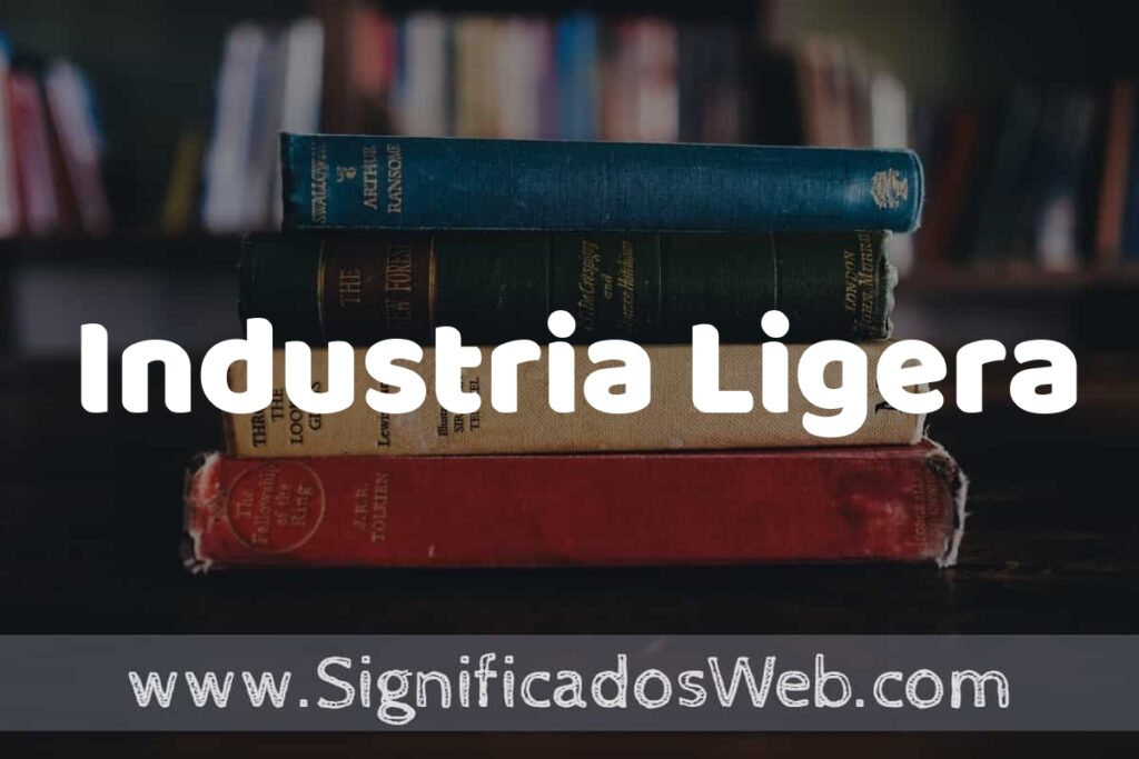 Concepto de Industria Ligera ▶️¿Que es? Definición, Significado y EJEMPLOS