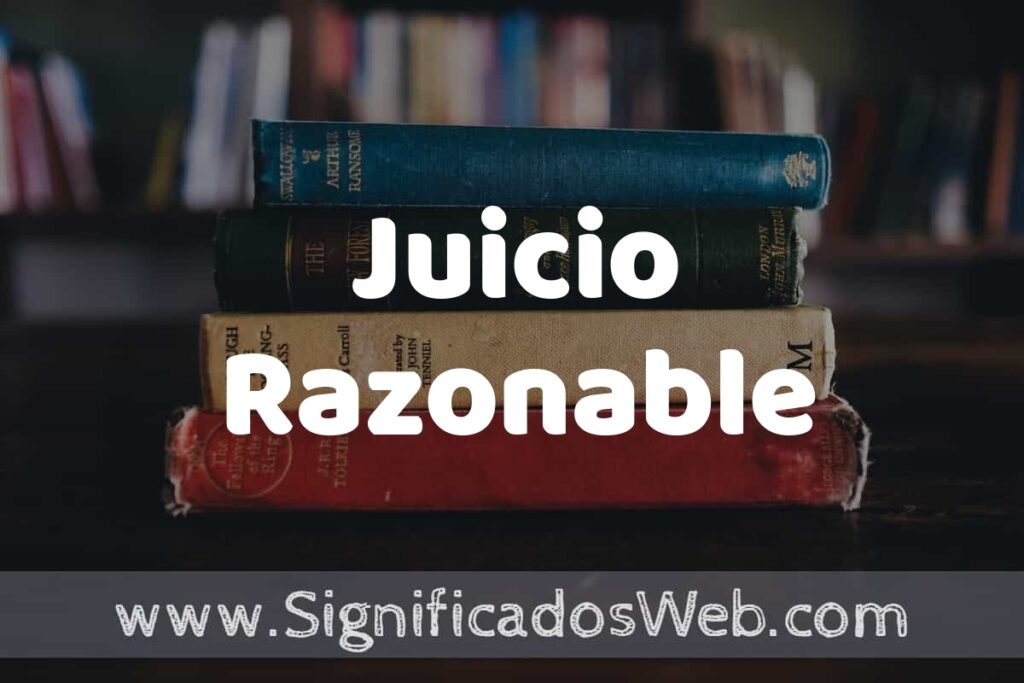Concepto de Juicio Razonable ▶️¿Que es? Definición, Significado y EJEMPLOS
