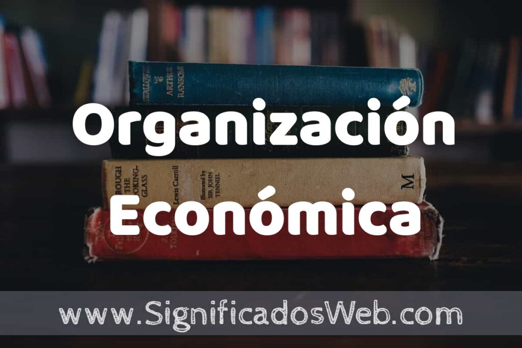 Concepto de Organización Económica ▶️¿Que es? Definición, Significado y EJEMPLOS