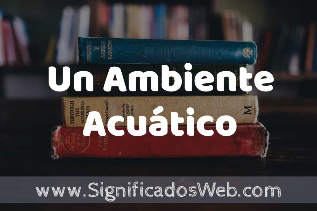Concepto de Un Ambiente Acuático ▶️¿Que es? Definición, Significado y EJEMPLOS